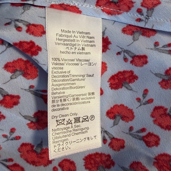 Jcrew X Route poeme skirt in carnation print size small NWT - Picture 9 of 11